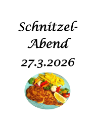 Schnitzel-Abend