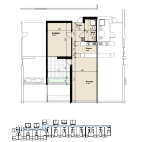 2 ½-Zimmer-Wohnung