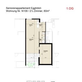 2 1/2-Zimmer Wohnung