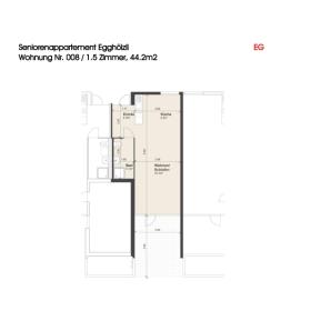 1 1/2-Zimmer Wohnung