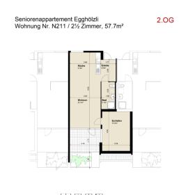 2 1/2-Zimmer Wohnung