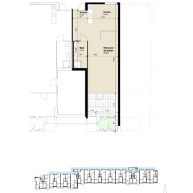 1 1/2-Zimmer Wohnung