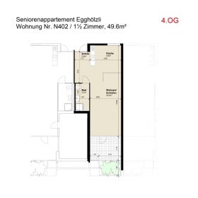 1 1/2-Zimmer Wohnung